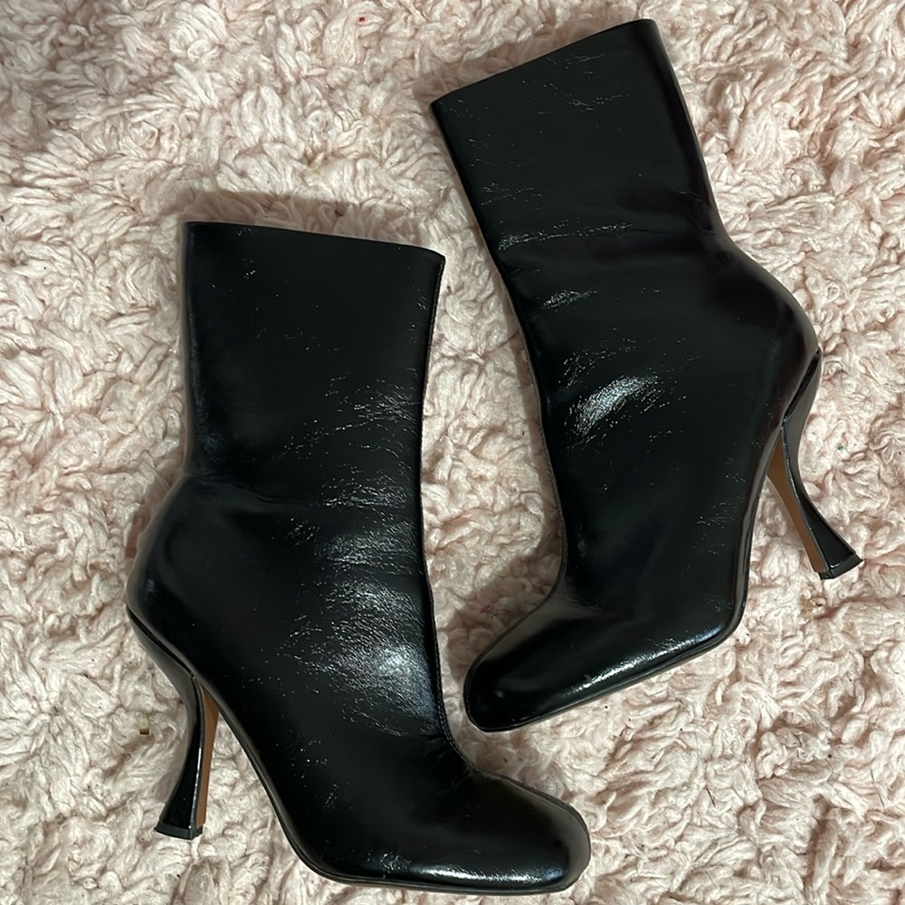 ASOS Curve Heel Ankle Boots
